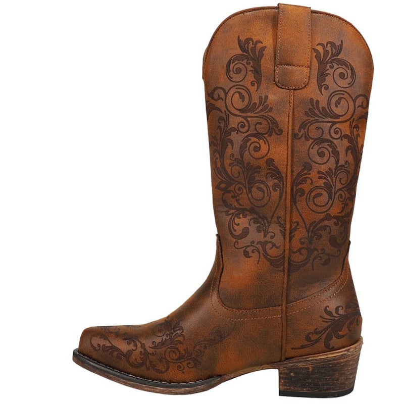 ROPER Womens Tall Stuff Western Boot, Bronze, 10 US - Image 3